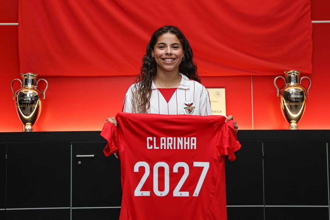 Clarinha, a craque brasileira do Benfica e campeã Sul-Americana sub-20 - Foto: Instagram