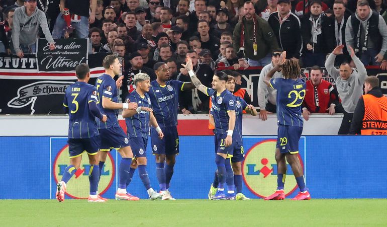 Festejos após o golo de Moffi. Foto: IMAGO