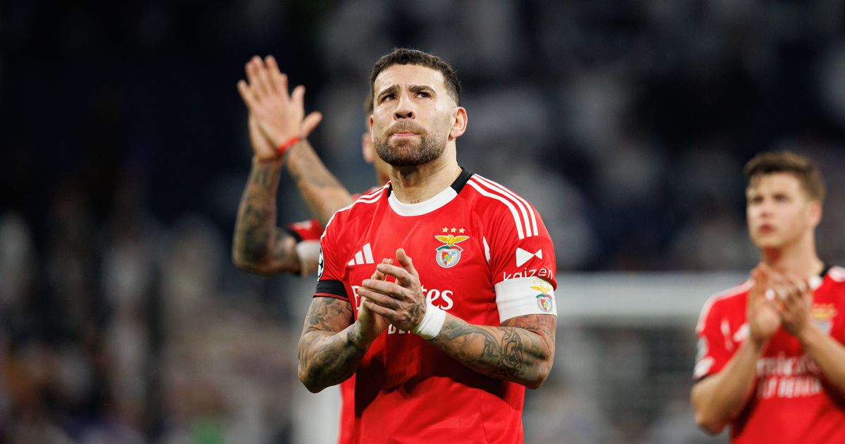 Benfica: River ataca Otamendi