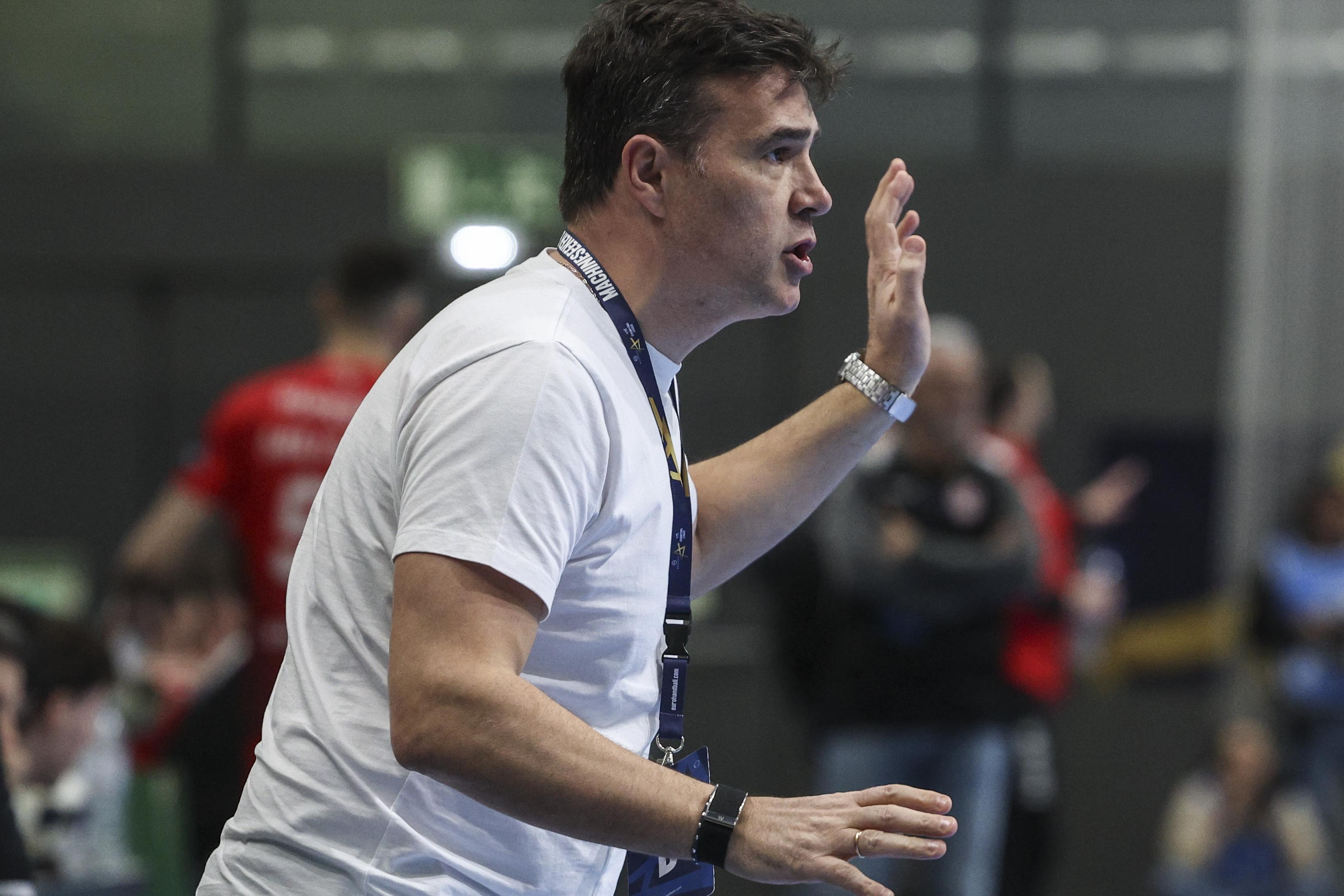 Ricardo Costa, treinador  da equipa de andebol do Sporting            Foto: MIGUEL A. LOPES/LUSA