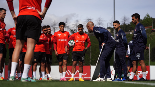 SC Braga prepara jogo com o Estoril