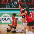 Equipa de voleibol feminino do SC Braga 2024-25. Foto SC Braga