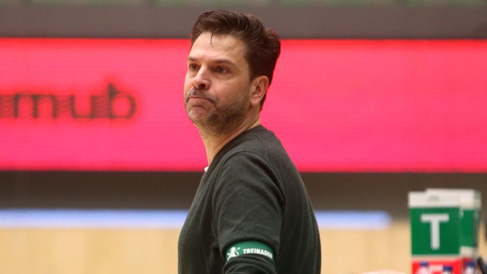 Edo Bosch, treinador da equipa de hóquei em patins do Sporting 2024-25. Foto FPP