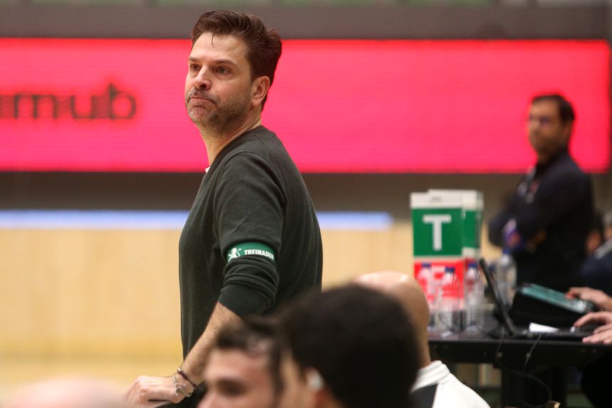 Edo Bosch, treinador da equipa de hóquei em patins do Sporting 2024-25. Foto FPP