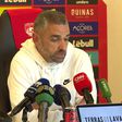 Rui Borges explica o que mudou no Sporting ao intervalo