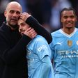 Guardiola e Bernardo Silva