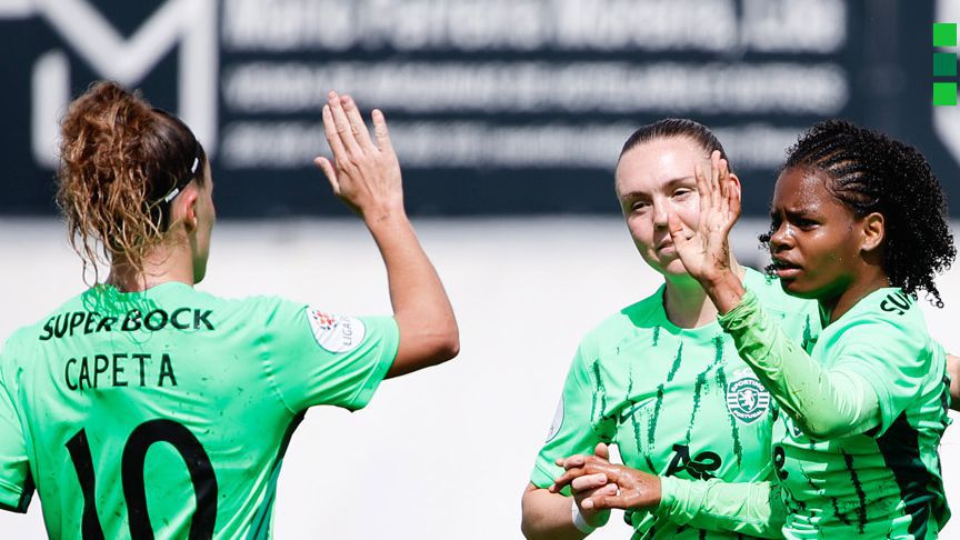 Sporting goleou, mas o título fugiu