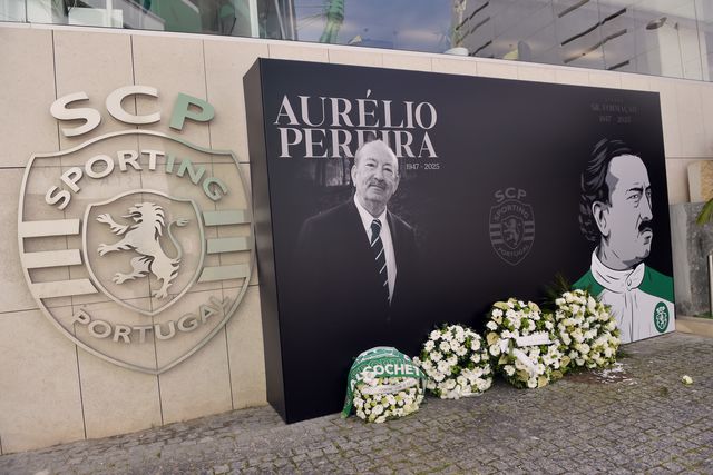 Memorial dedicado a Aurélio Pereira no Estádio José Alvalade