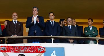 Pedro Proença e Reinaldo Teixeira reunidos na direção da FPF pela primeira vez