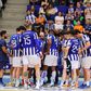 A equipa de andebol do FC Porto num desconto de tempo