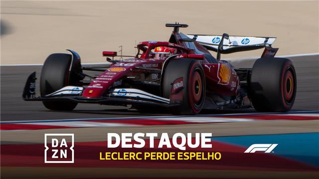 Charles Leclerc perde espelho em pista!