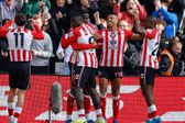 Festejos do Sunderland diante do Tottenham