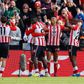 Festejos do Sunderland diante do Tottenham