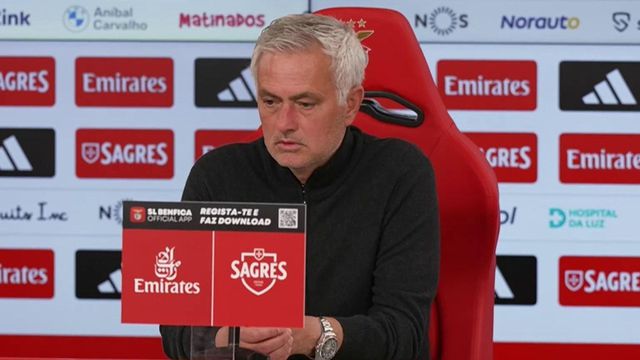 Mourinho atualiza situação de Tomás Araújo e faz promessa a Gonçalo Moreira