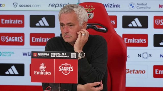Mourinho: «Ficar no Benfica? Depende só da vontade do clube»