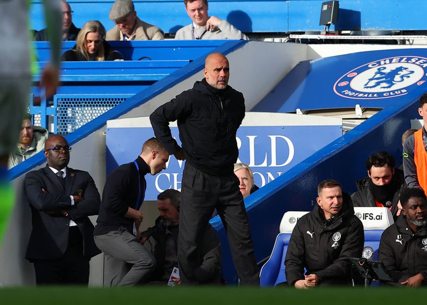 Pep Guardiola satisfeito pela vitória confortável em Londres