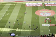 Benfica e Nacional aquecem no Estádio da Luz