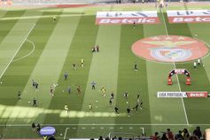 Benfica e Nacional aquecem no Estádio da Luz
