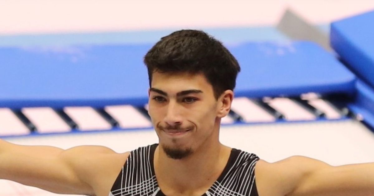 Gabriel Albuquerque bate recorde nacional e é vice-campeão europeu de trampolim