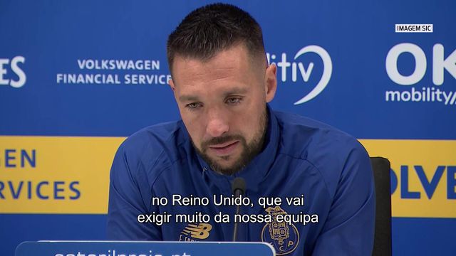 Farioli: «Jogo em Inglaterra vai exigir muito da nossa equipa»