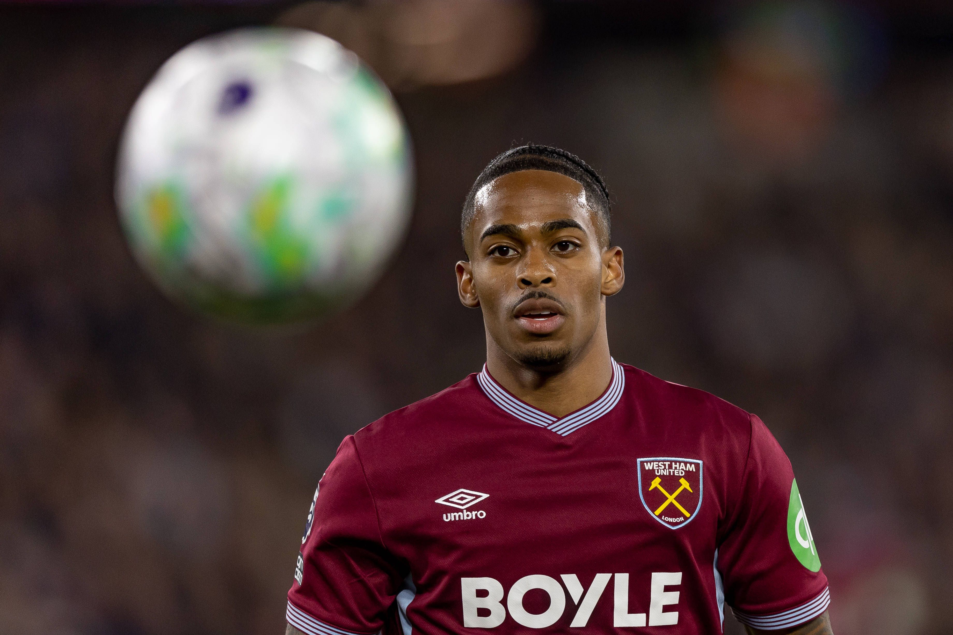 Crysencio Summerville, extremo esquerdo, West Ham. Valor de Mercado: 30 M€. Dados: Transfermarkt