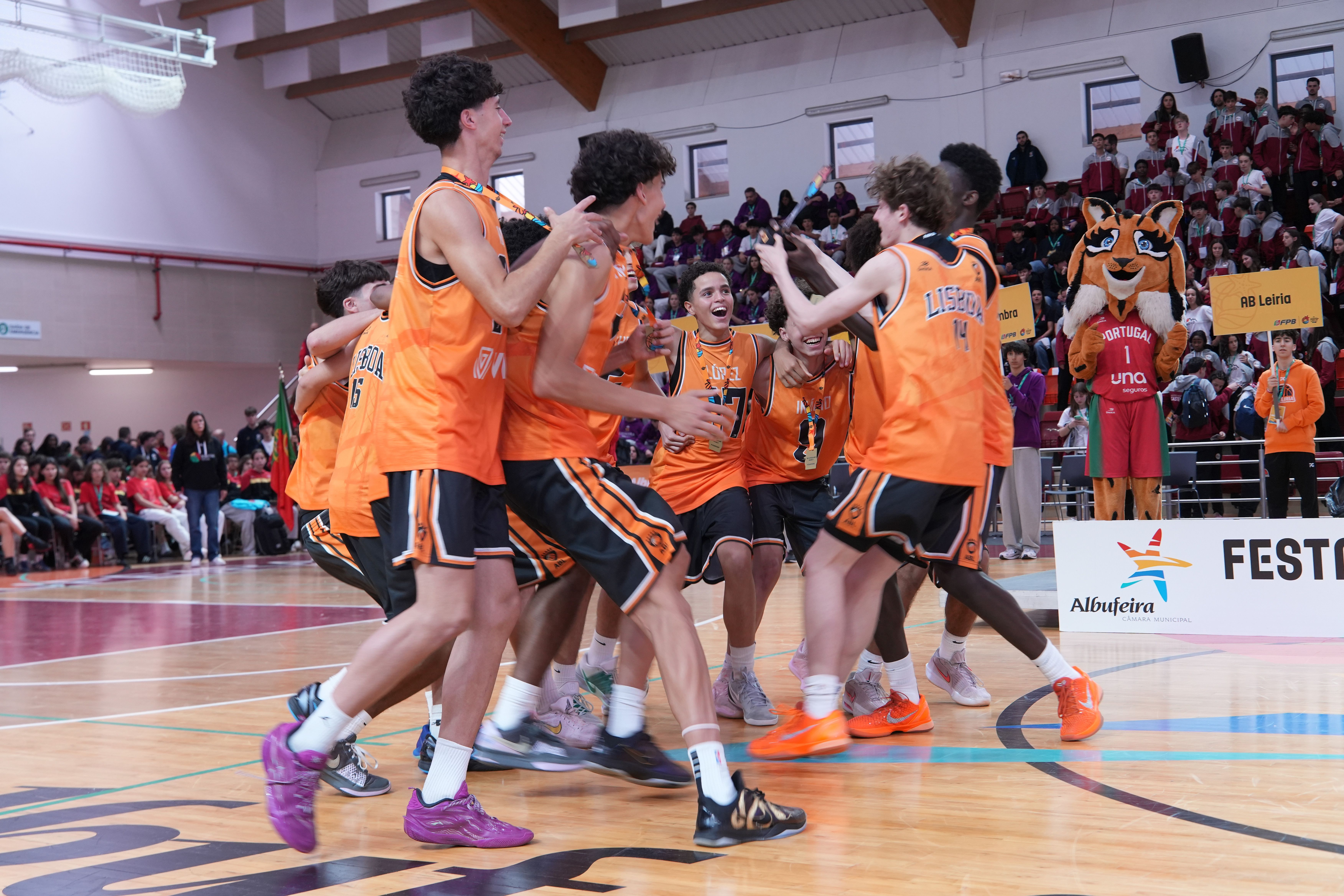 Final Sub16 masculinos, Lisboa-Santarém       Fotografia FPB