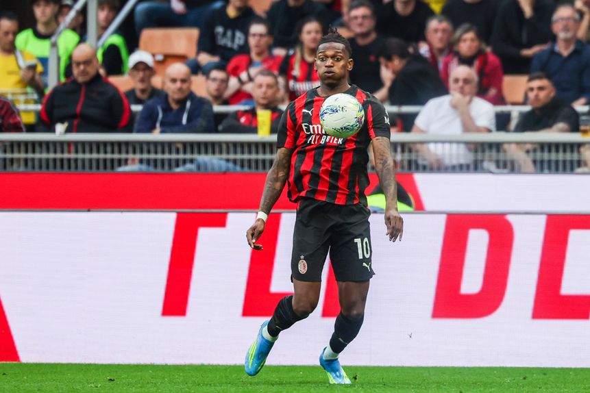 Rafael Leão teve uma partida para esquecer frente à Udinese