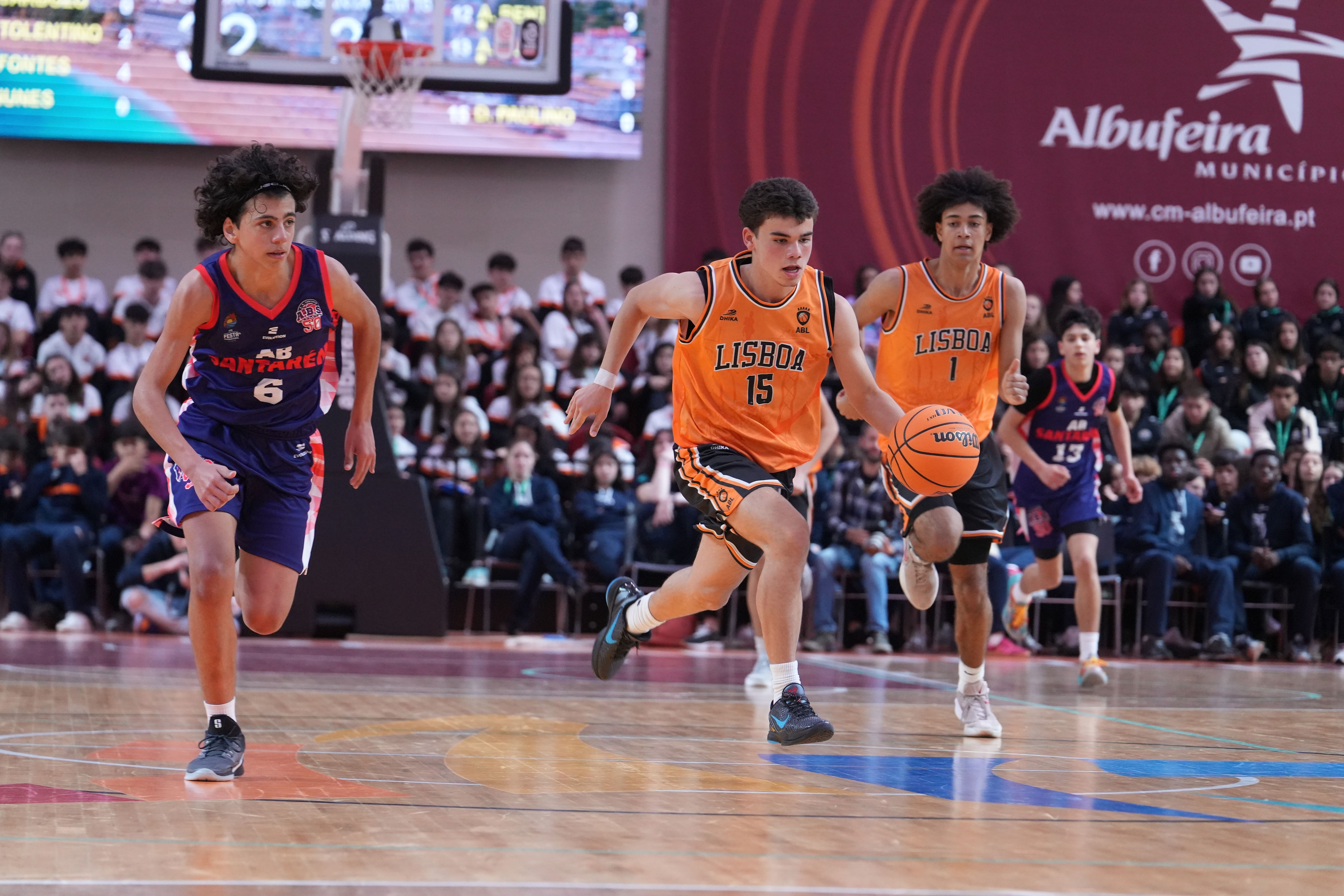 Final Sub16 masculinos, Lisboa-Santarém       Fotografia FPB