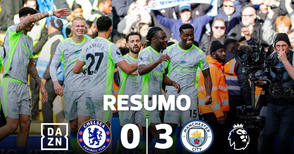 Cuidado Arsenal! O Man. City acaba de artropelar o Chelsea (resumo)