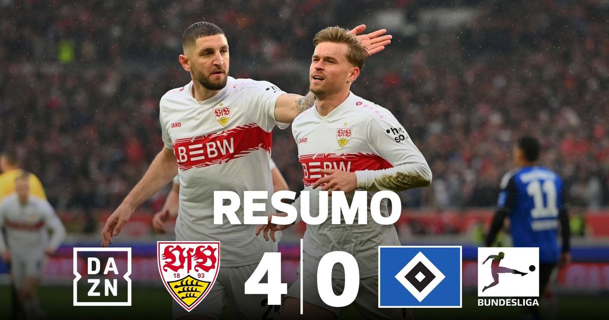 Tiago Tomás contribui para a goleada do Estugarda (resumo)