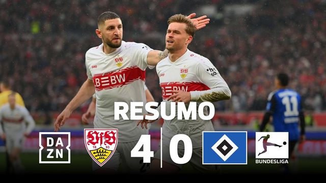 Tiago Tomás contribui para a goleada do Estugarda (resumo)