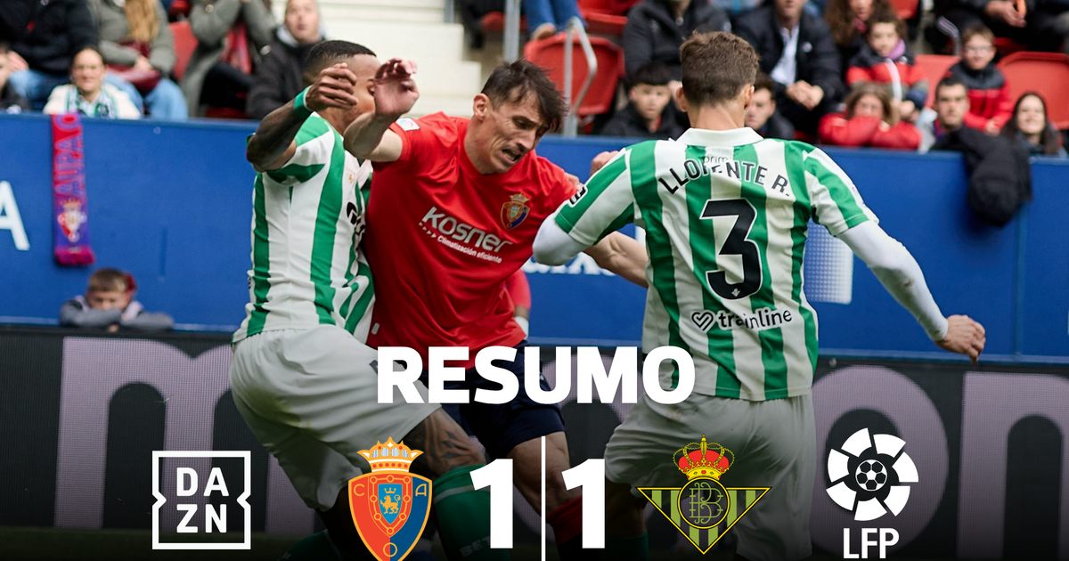 Betis cede empate antes da receção ao SC Braga (resumo)