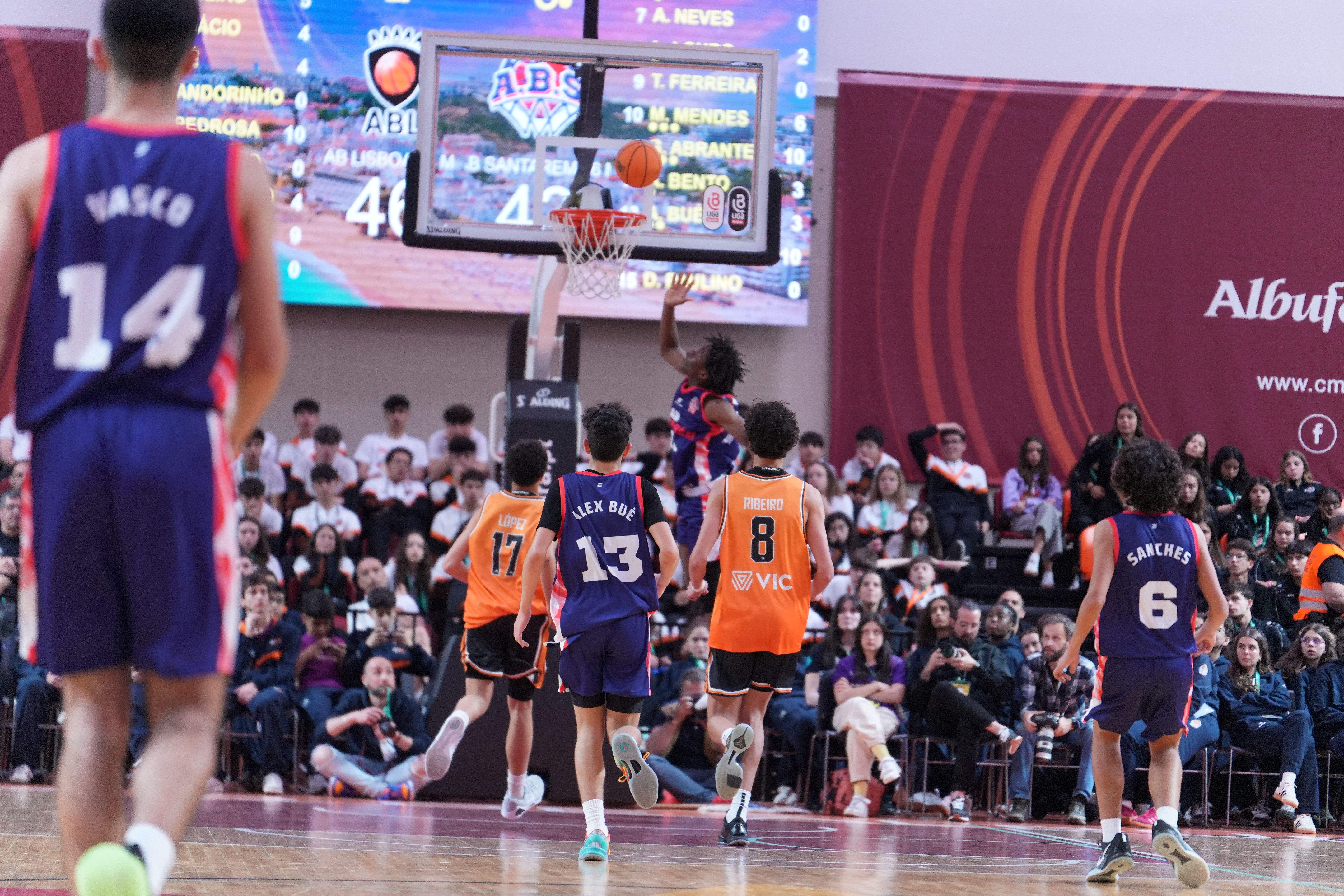 Final Sub16 masculinos, Lisboa-Santarém       Fotografia FPB