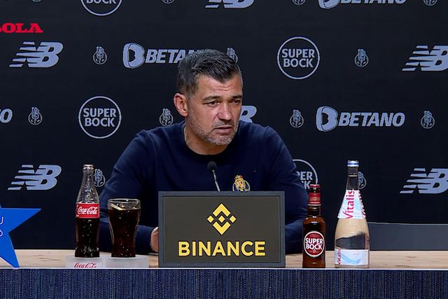 Sérgio Conceição e o ambiente sem os Super Dragões