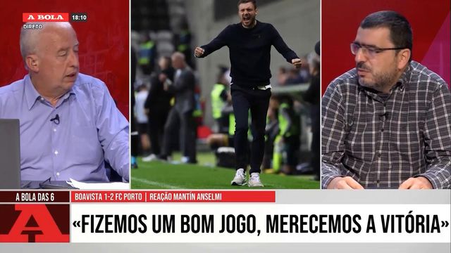 «Fasquia tem de estar muito baixa para Anselmi achar que o FC Porto jogou bem»