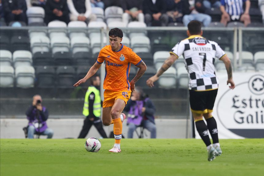 Nehuén Pérez voltou a estar ligado a um golo sofrido pelos dragões, desta vez no Estádio do Bessa, no dérbi da cidade Invicta contra o Boavista (2-1) (Foto: Catarina Morais/Kapta+)