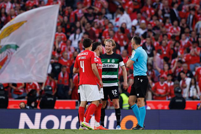 Hjulmand em ação frente ao Benfica