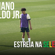 As primeiras imagens de Cristianinho com a camisola (de treino) da Seleção
