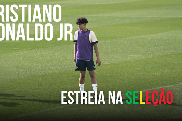 As primeiras imagens de Cristianinho com a camisola (de treino) da Seleção