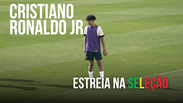 As primeiras imagens de Cristianinho com a camisola (de treino) da Seleção