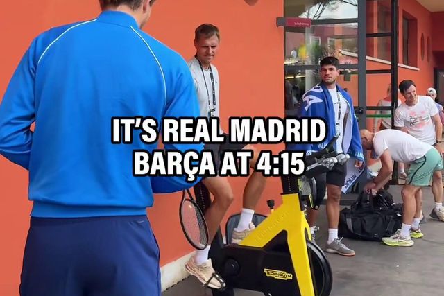 Masters Roma: Alcaraz foi treinar muito cedo e Zverev nem queria acreditar o motivo