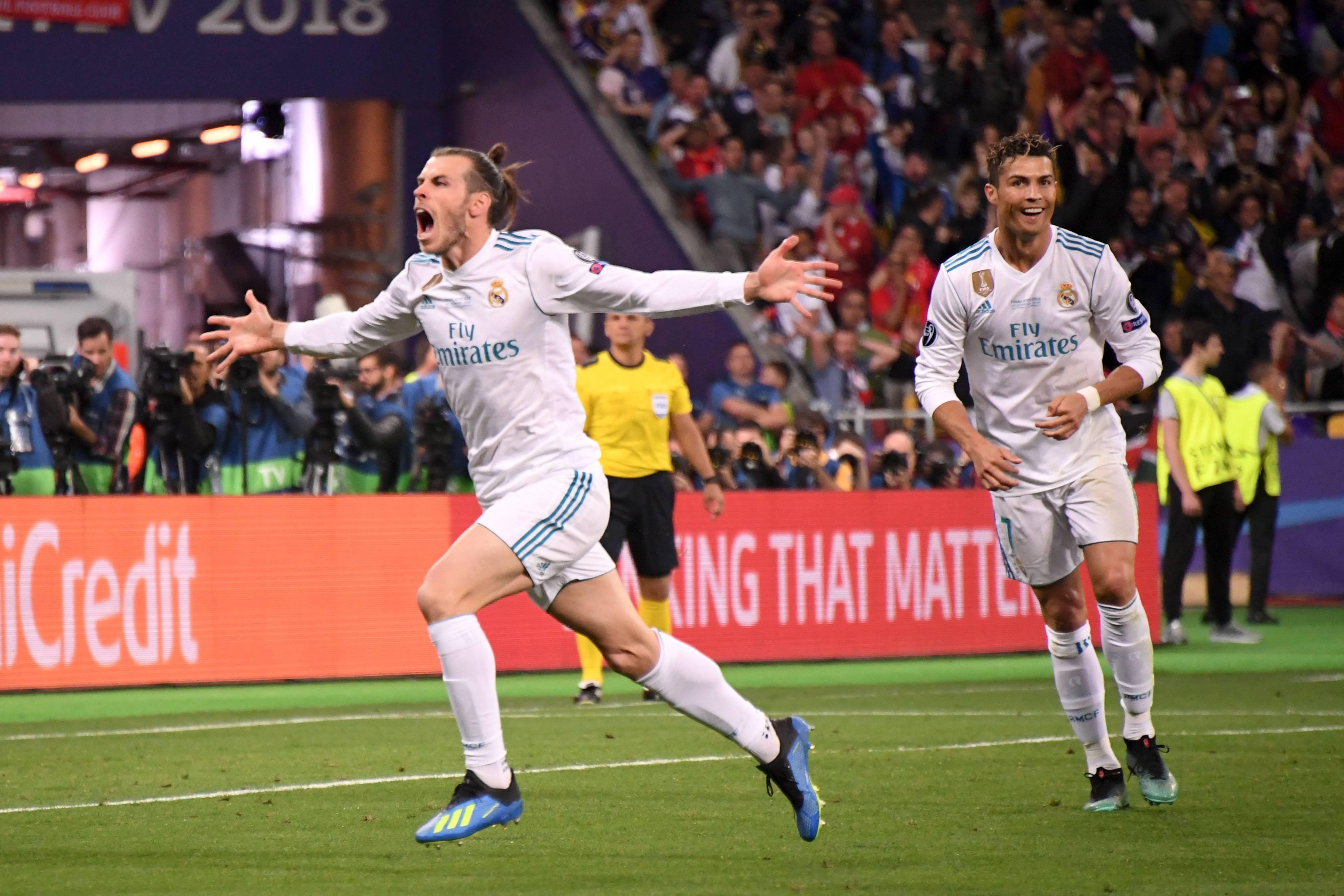 Gareth Bale marcou um pontapé de bicicleta na final contra o Liverpool