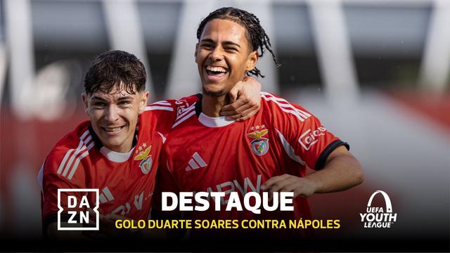 Golo de Duarte Soares ao Nápoles