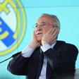 Florentino Pérez, presidente do Real Madrid em conferência de imprensa