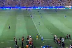 Ambiente quentinho para o jogo do título entre Al Nassr e Al Hilal