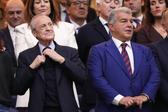 Florentino Pérez e Joan Laporta, presidentes de Real Madrid e Barcelona, respetivamente