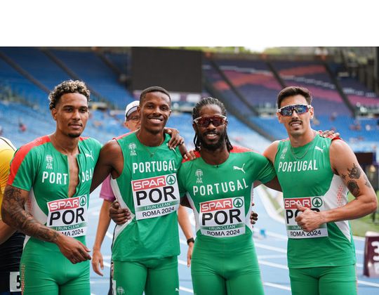 Europeus de Roma: estafeta portuguesa masculina de 4x400 metros sexta com novo recorde nacional