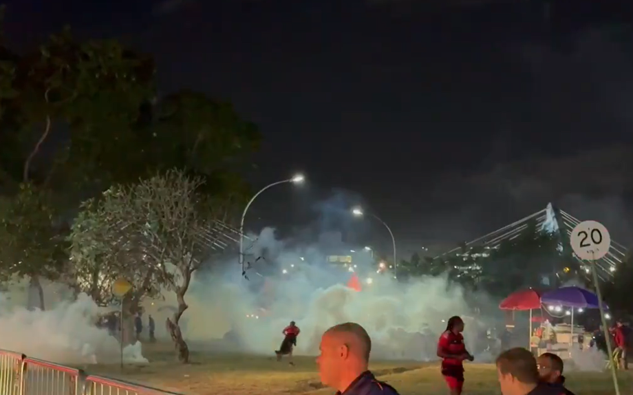 Confusão na partida do Flamengo para o Mundial de Clubes