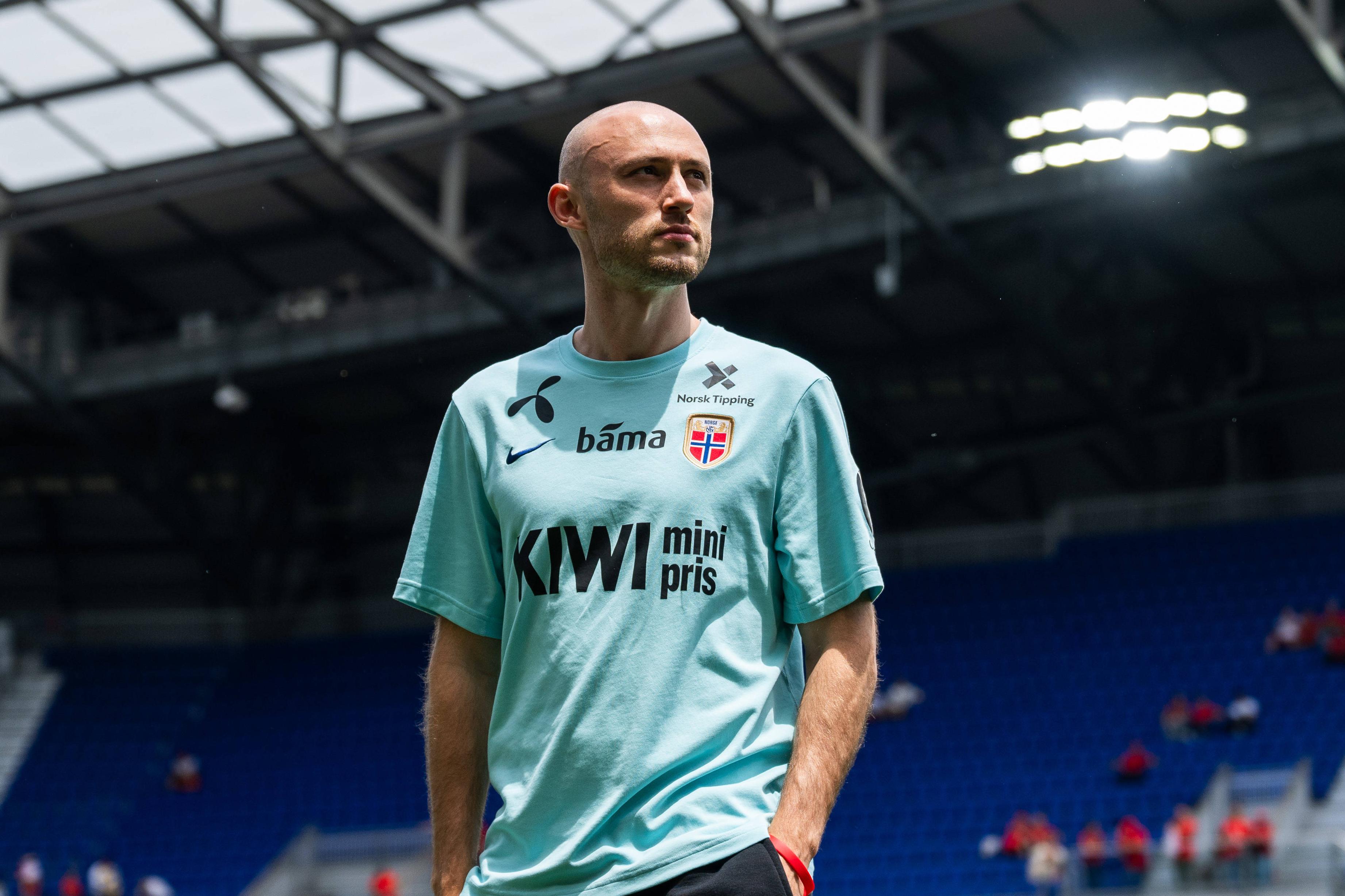 Fredrik Aursnes, 30 anos, está com a seleção da Noruega nos Estados Unidos — Foto: IMAGO
