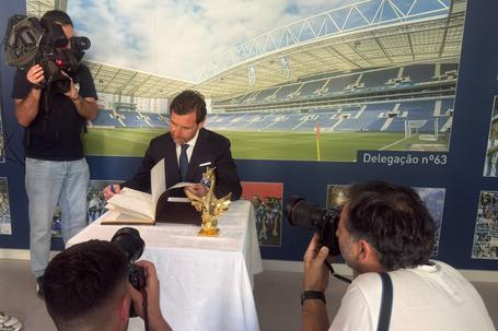 André Villas-Boas está na casa FC Porto de Monção. Foto: A BOLA
